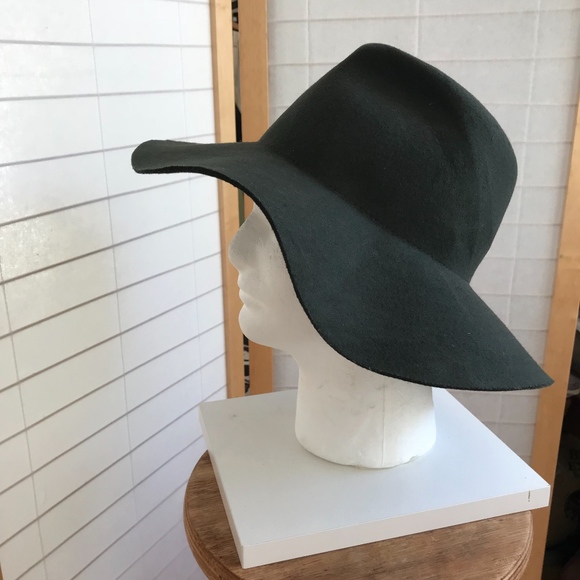 Madewell Accessories - Biltmore for Madewell wool floppy hat in deepGreen